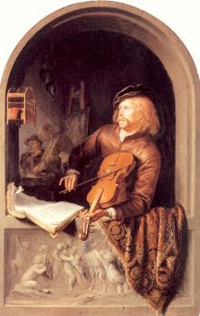 Gerrit Dou : Violin Player
